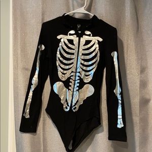 Skeleton body suit